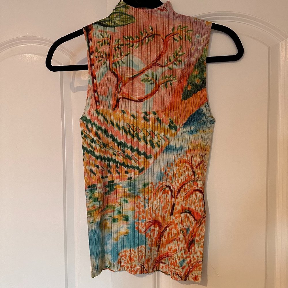 Pleats Please Issey Miyake Promenade Top Size 5